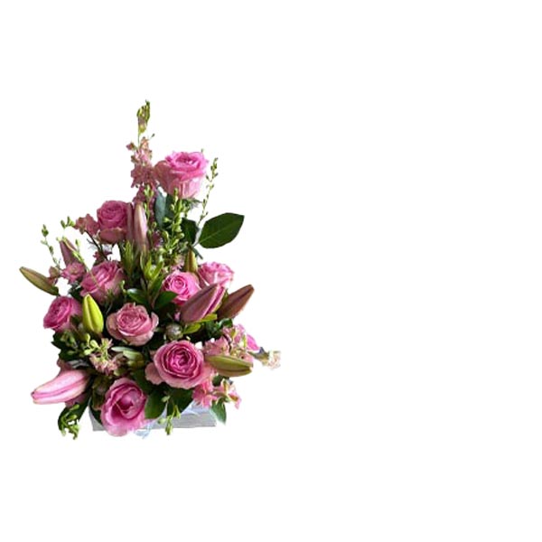 pink-mixed-flowers-in-a-box-